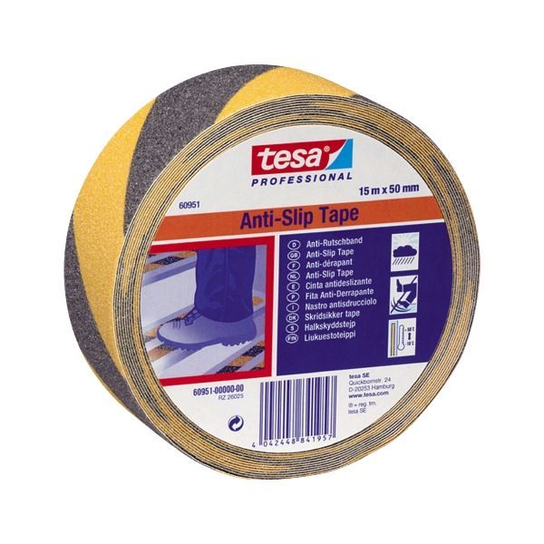 ANTI-SLIP TAPE (GUL/SORT), 60951 Gul/svart 60951