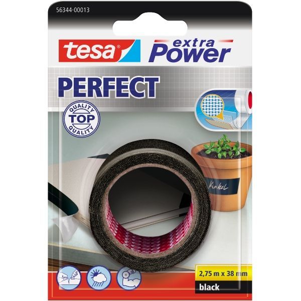 Vävtejp, Extra Power Perfect Svart