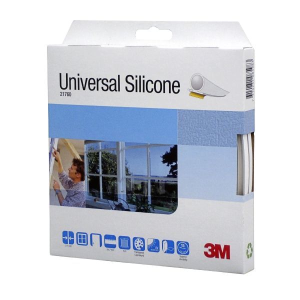 Tätningslist, Universal Silicon Tätningslist, Universal Silicon Hvid