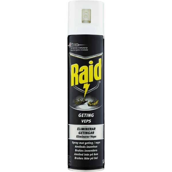 Getingspray, Raid Getingspray, Raid