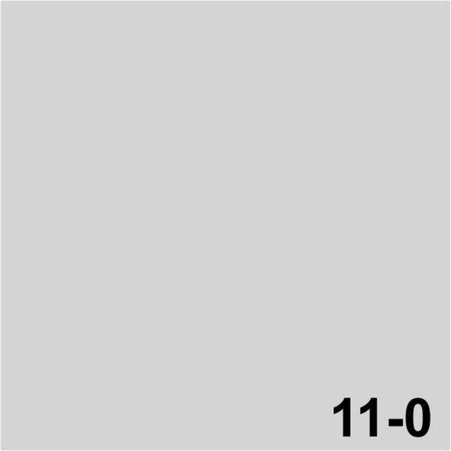 Flisedekor, Ensfarget grå 11-0