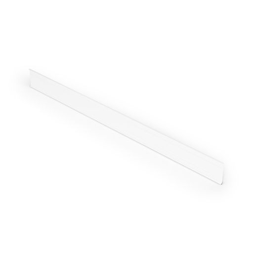 Duschsarg rak Vit 125 cm