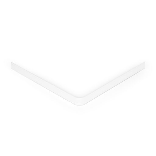 Duschsarg Vit 130 x 130 cm