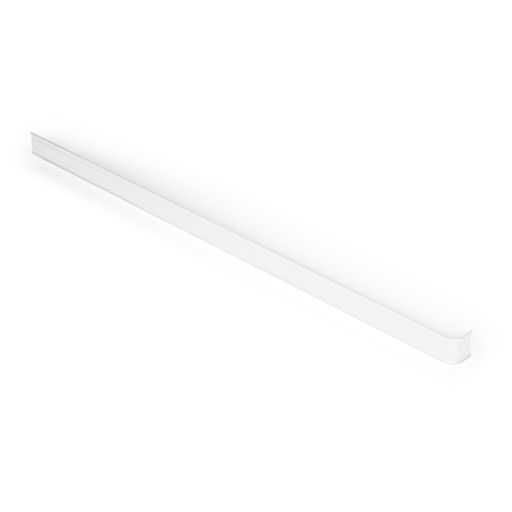 Duschsarg rak Vit 240 cm Vänster