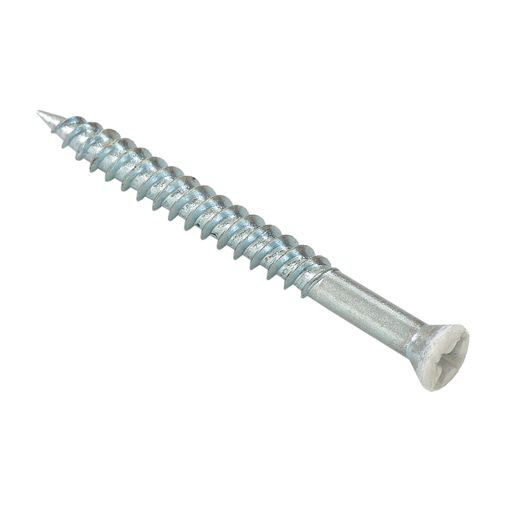 Sockelskruv 40 mm Vit
