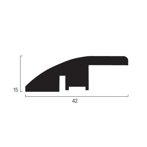 Nivålist Nr. 67 Ek lackad
