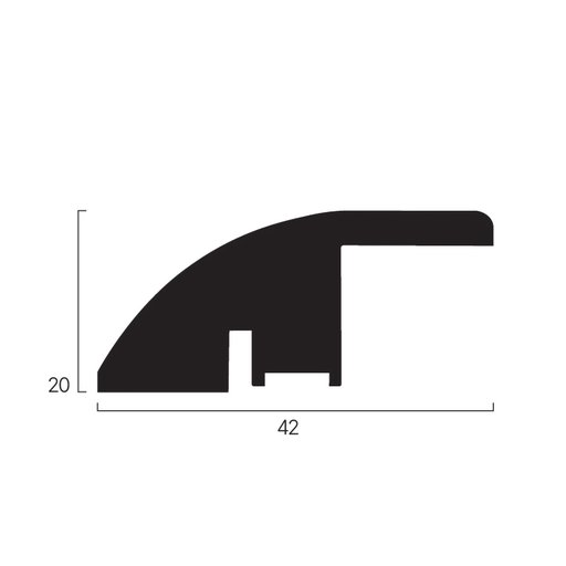 Nivålist Nr. 32 Ek lackad