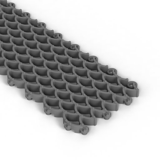 Skrapmatta Jaguar Original 12 mm Grå