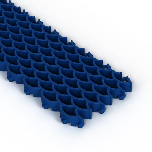 Skrapmatta Jaguar Original 16 mm Blå