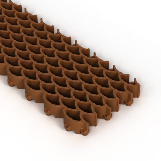 Skrapmatta Jaguar Original 20 mm Terrakotta