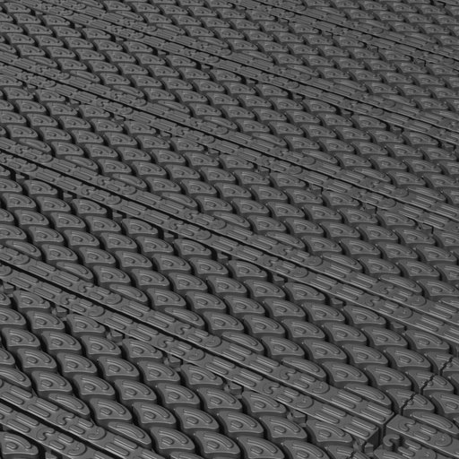 Skrapmatta Jaguar Combo 16 mm Grå