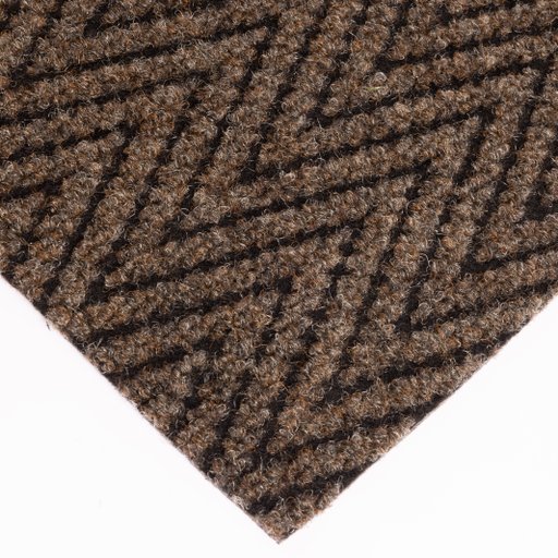 Skrap- och torkmatta Cortina Brun