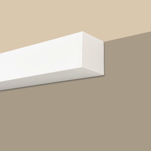 HÖRNMODUL ÄNDSTYCKE L1 PU 150X150X2000MM HÖGER