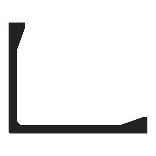 Hörnmodul L2 PU 200 x 250 x 2000 mm