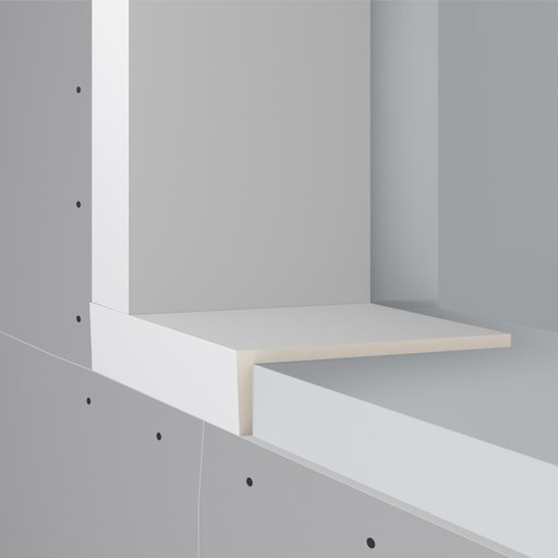 Smygplatta WS1 HDPS 55 x 220 x 2400 mm