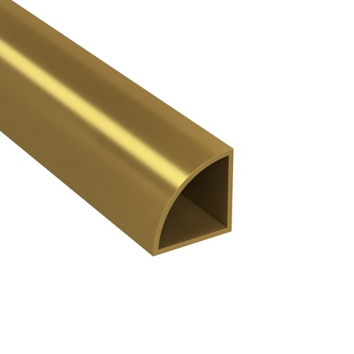 Trappstång kvartsrund Mässing