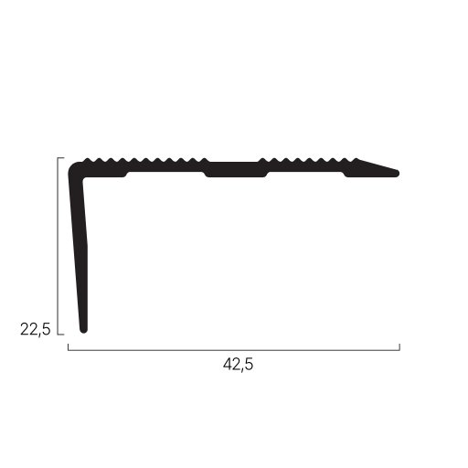 Trappnos NO 11 Natur Aluminium