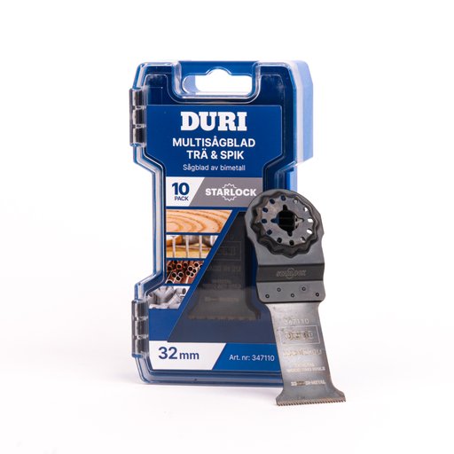Multisågblad Duri 32 mm BIM Trä & Spik 10-pack SL