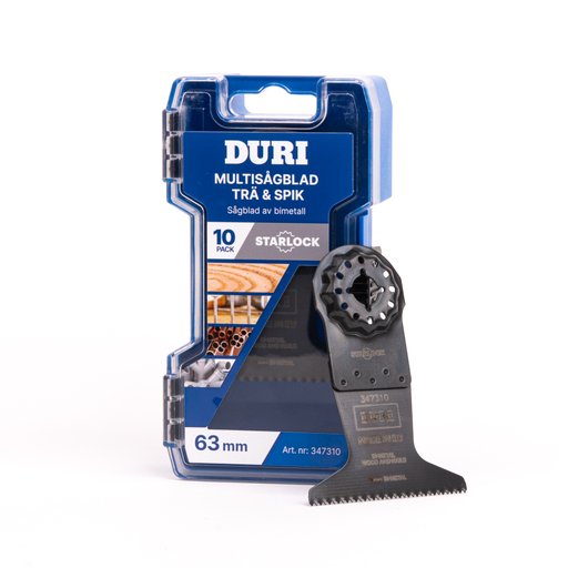 Multisågblad Duri 63 mm BIM Trä & Spik 10-pack SL