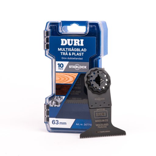 Multisågblad Duri 63 mm Grovtandad Rapid Wood 10-pack SL