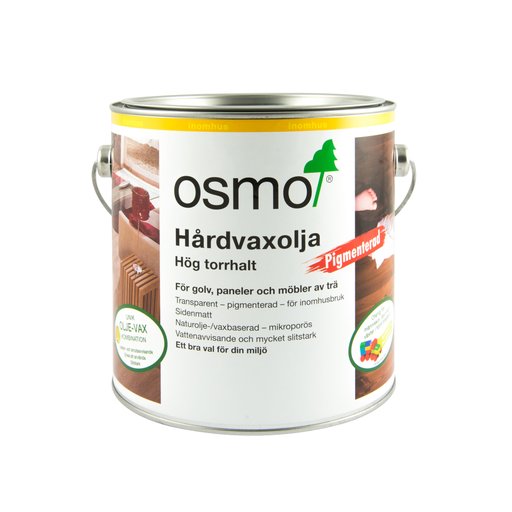 Hårdvaxolja Pigmenterad 3040 Vit 0,375L