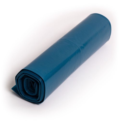 Sopsäck 125 liter 90my blå