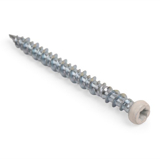 Sockelskruv 41 mm Vitlackerad