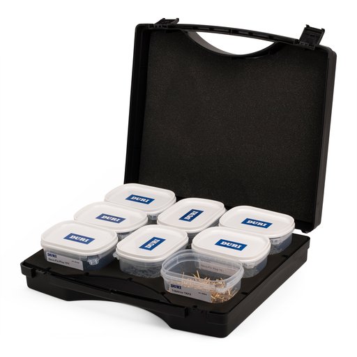 Sortimentsväska för 8 plastaskar