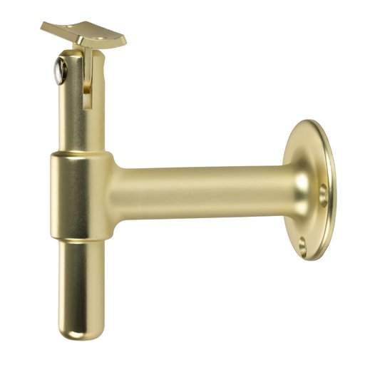 Ledstångshållare ledad guld