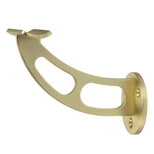 Ledstångshållare hålad guld