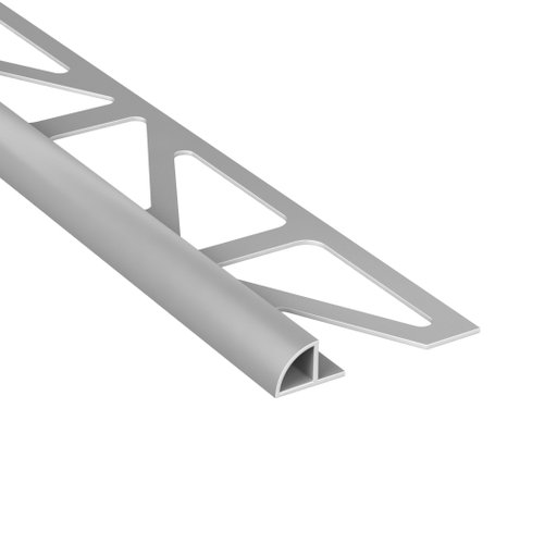 Kakellist Halvrund 8 mm Pvc Grå 250 cm