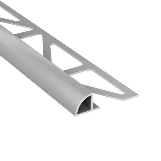 Kakellist Halvrund 12,5 mm Pvc Grå 250 cm