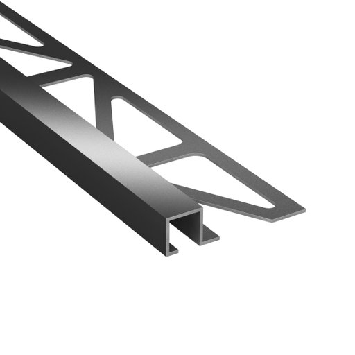 Kakellist Fyrkant 11 mm Rostfri Matt 250 cm