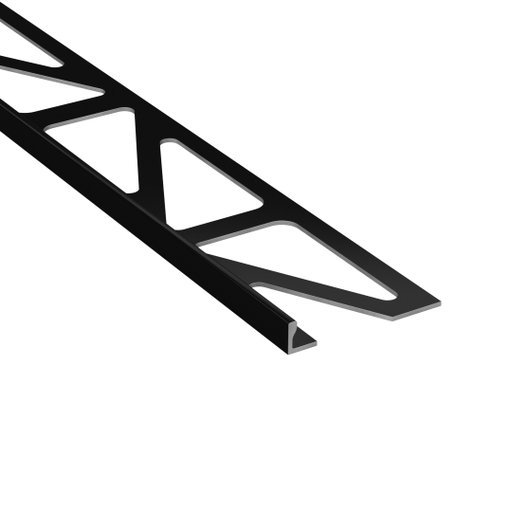 Kakellist Rak 6 mm Alu Svart 250 cm