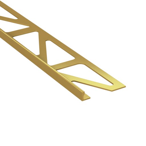 Kakellist Rak 6 mm Mässing Blank 250 cm