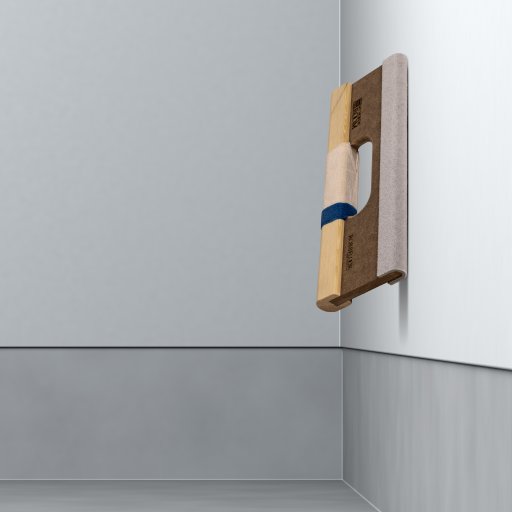 Mattgnidare med fingergrepp