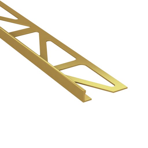 Kakellist Rak 8 mm Mässing Blank 250 cm