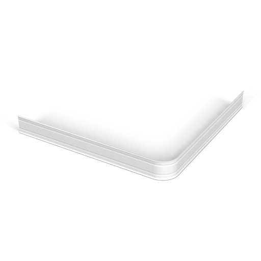 Duschsarg Vit 130 x 130 cm