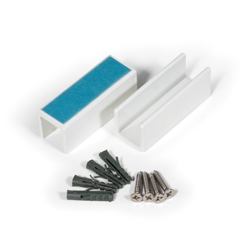 VÄGGINFÄSTE RAK DUSCHSARG