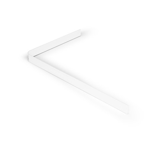 Duschsarg Vit 160 x 100 cm Höger