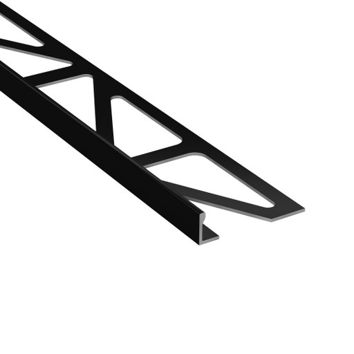 Kakellist Rak 10 mm Alu Svart 250 cm