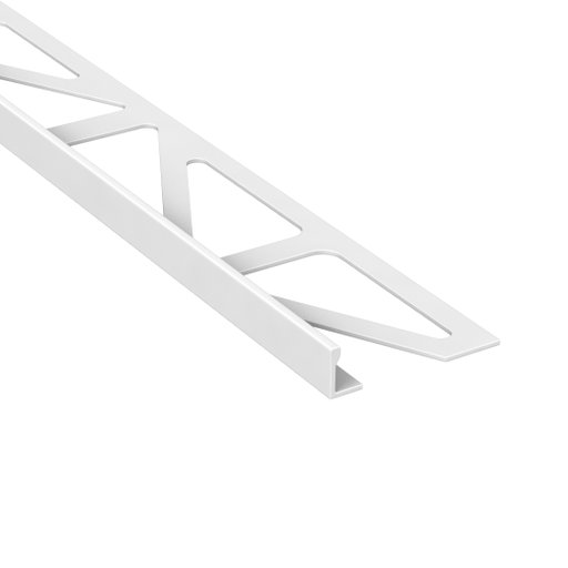 Kakellist Rak 10 mm Pvc Vit 250 cm