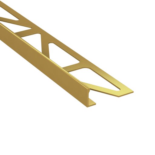 Kakellist Rak 12,5 mm Mässing Blank 250 cm