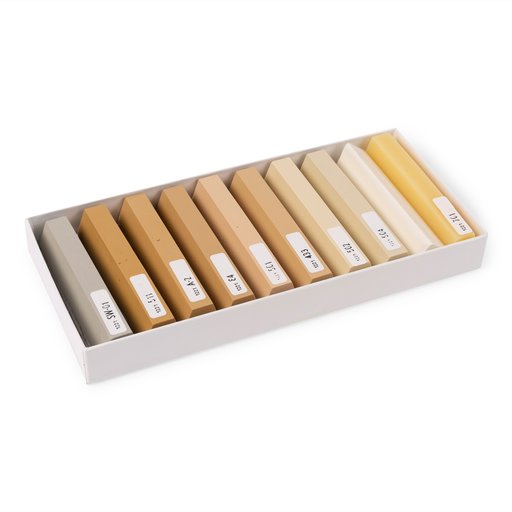 Hårdvaxstavar Ljusa färger