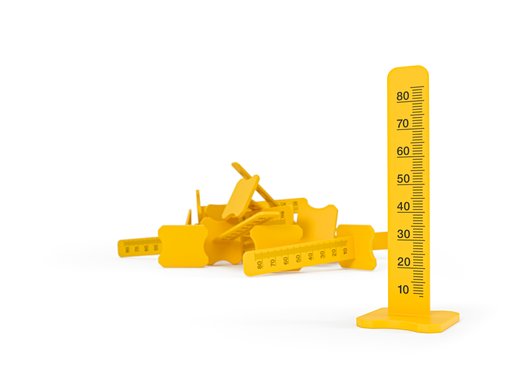 Nivåpinnar 85 mm - 50 st