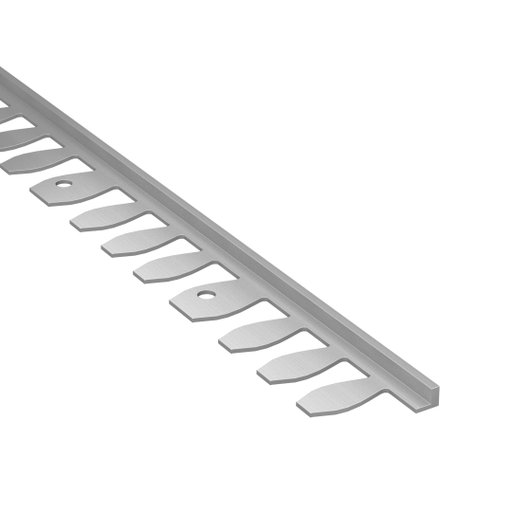 Kakellist Rak Böjbar 3,5 mm Alu Natural 250 cm