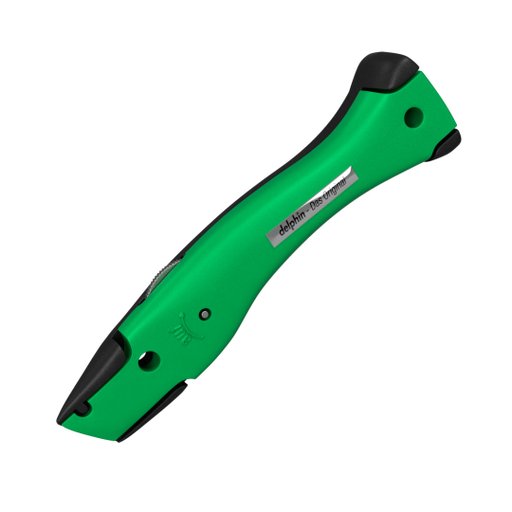 Kniv Delfin Svart/Grön