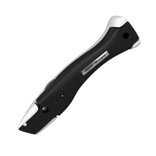 Kniv Delfin Svart/Vit