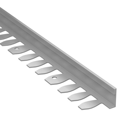 Kakellist Rak Böjbar 15 mm Alu Natural 250 cm