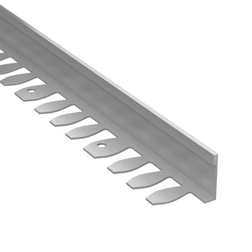 Kakellist Rak Böjbar 20 mm Alu Natural 250 cm